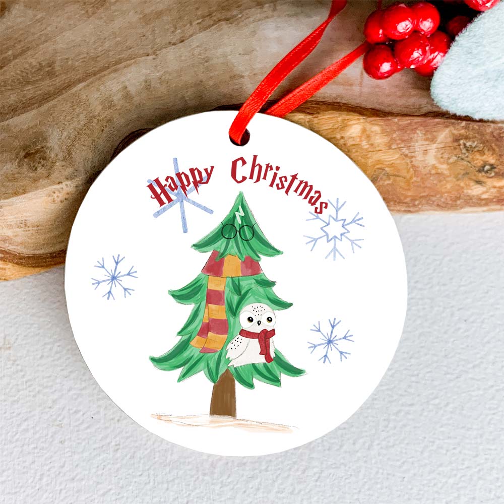 Harry Potter Christmas Clipart - Sublimation Ornament - Poofy Cheeks